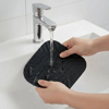 Siyah Kare Evye Gider Koku Önleyici Silikon Mat – Lavabo Süzgeç Ve Haşere Engelleyici Bx40