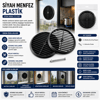 Siyah Menfez Plastik Bx40