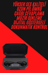 Siyah Profesyonel Kulaklık HD Mikrofonlu Çağrı Cevaplayabilen