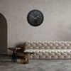 Siyah Sade Modern 52 x 52 Cm Modern Duvar Saati