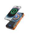 Solar Destekli Powerbank 20000 mAh Yüksek Kapasiteli Kablosuz Şarjlı Taşınabilir Batarya
