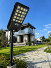 Solar LED Bahçe Lambası Hareket Sensörlü Uzaktan Kumandalı Dış Mekan Aydınlatma