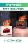 Şömine Tasarımlı Işıklı Hava Nemlendirici - 270 ml Kapasiteli Aromaterapi Difüzörü
