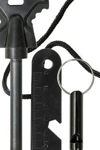SOS Düdüklü 4x11 cm Magnezyum Çakmaktaşı Ateş Başlatma Kiti - Kampçılık BX-313526