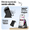 Soundpad 5ın1 - 5w - 2000mah Temas İle Ses Yükseltme - Telefon Stand - Usb-c Şarj Beyaz İndiksiyon Ses Yükseltici Bluetooth Hoparlör Speaker Ekd-s11 Bx40