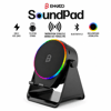 Soundpad 5ın1 - 5w - 2000mah Temas İle Ses Yükseltme - Telefon Stand - Usb-c Şarj Siyah İndiksiyon Ses Yükseltici Bluetooth Hoparlör Speaker Ekd-s10 Bx40