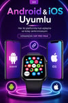 Spor Takip Özellikli AMOLED Ekran Akıllı Saat Telefon Uyumlu Bluetooth Bağlantılı