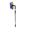 Star Q 2 Başlı=camsil Çekpas - M.fiber Mop=24.5cm 360 Derece Başlık Camsil - Mop Uzayan Metal - Pls.sap= 85-133cm Bx40