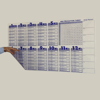 Statik Akıllı Kağıt Ingilizce Çarpım Tablosu 100x56 Cm(1 Adet Silgili Kalemli) Bx40