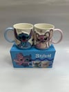 Stitch 2li Kabartmalı Kupa Bardak