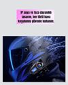 Su Geçirmez Bluetooth 5.3 Kask Kulaklığı 1000mAh Bataryalı