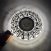 SUNLED 8202 Cam Spot Kasası 5W Beyaz Işık Led Çerçeveli Günışığı - Priz ve Anahtar İçin Uyumlu Çerçeve