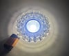 SUNLED 8202 Cam Spot Kasası 5W Beyaz Işık Led Çerçeveli Günışığı - Priz ve Anahtar İçin Uyumlu Çerçeve