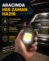 Süper Parlak 800 Lümen LED Fener – USB Şarjlı, 3 Işık Modlu, Mini Taşınabilir ve Anahtarlık Tipi Yeni Nesil