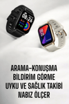Suya Dayanıklı Bluetooth Akıllı Saat GPS, Adımsayar, Nabız & Sağlık Takibi