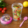 Take'n Go Kapaklı Kaşıklı Pratik Taşınabilir Meyveli Yoğurt Kabı Bx40