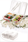 Takeaway Ergonomik Asorti Çatal Bıçaklı Pratik Yoğurt Saklama Kabı Bx40
