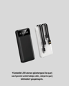 Taşınabilir 20.000 mAh Hızlı Şarj Powerbank 4 Çıkışlı