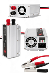 Taşınabilir 500W 12V DC 220V AC İnverter USB Çıkışlı Fanlı Akü Dönüştürücü Araç Karavan