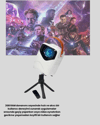 Taşınabilir Akıllı 1080P Projektör – 64GB Hafıza, 2GB RAM, Full HD Görüntü, Kumandalı Yeni Nesil