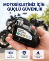Taşınabilir Alarm Disk Kilidi Motosiklet Scooter Bisiklet Güvenlik Yeni Nesil