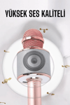 Taşınabilir Bluetooth Karaoke Mikrofon: Hafıza Kart Girişli, Etkileyici Performans
