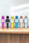Taşınabilir Bluetooth Karaoke Mikrofon: Hafıza Kart Girişli, Etkileyici Performans