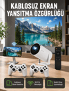 Taşınabilir Çok Fonksiyonlu Projeksiyon – Oyun, Sunum, Netflix ve Eğitim İçin Yeni Nesil