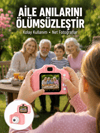 Taşınabilir HD Dijital Kamera Video Kayıt Fotoğraf Çekim USB Bağlantılı Şarjlı Yeni Nesil