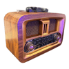 Taşınabilir Klasik Am/fm/sw  Retro Ev Radyo Usb İle Şarj Olabilen Retro Radyo Bx40