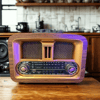 Taşınabilir Klasik Am/fm/sw  Retro Ev Radyo Usb İle Şarj Olabilen Retro Radyo Bx40