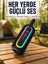 Taşınabilir Şarjlı Bluetooth Hoparlör Güçlü Bas Yeni Nesil