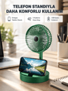 Taşınabilir Şarjlı Mini Fan – Katlanabilir Gövde, 3 Hız Kademesi