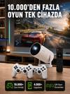 TÇift Kollu Tasarımlı Kablosuz Projeksiyon – 4K, 10.000 Oyun ve Smart App Desteği Yeni Nesil