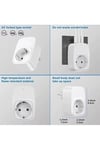 Tekli Yüksek Voltaj Korumalı Duvar Prizi 2x Type-c 1x Usb Çıkışlı Priz Grup Priz Çoğaltıcı Beyaz