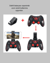 Telefon, Tablet ve PC İçin Çok Fonksiyonlu Bluetooth Gamepad