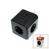 Termal Akım Korumalı  3x Priz 3x Usb Duvar Tipi Priz Siyah 10a - 2500w Bx40