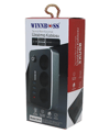 Termal Akım Korumalı 2.1a 3lü Priz 3xusb 2mt Anahtarlı Uzatma Kablo Siyah Bx40