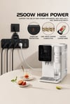 Termal Akım Korumalı 4’lü Duvar Tipi Priz 2x Usb 2x Type-c Çıkışlı Grup Priz Çoğaltıcı Siyah (2500w)