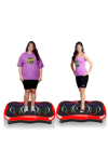 Titreşimli egzersiz plaka fitness tüm vücut spor masaj aleti 50cm siyah renk - Ekipman & Aksesuar
