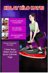 Titreşimli egzersiz plaka fitness tüm vücut spor masaj aleti 50cm siyah renk - Ekipman & Aksesuar