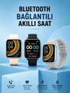 Titreşimli, Sağlık Takipli, Yeni Nesil Akıllı Saat  400mAh Batarya Kapasiteli