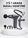 Titreşimli Şarjlı Masaj Aleti 3in1 Fonksiyonel Çok Amaçlı Model Yeni Nesil