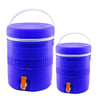 Toros  2li Set=14+6lt   Yuvarlak   Termos   Mavi Plastik  Musluklu - Taşıma Kulplu Brkt-501575 Bx40