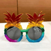 Tropikal Ananas Tasarımlı Renkli Hawaii Parti Gözlüğü Bx40