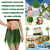 Tropikal Esintili Hawaii Yapraklı Parti Eteği Yetişkin Boy Bx40