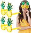 Tropikal Hawaii Ananas Şekilli Parti Gözlüğü 9.5 x 14 cm