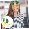Tropikal Hawaii Ananas Şekilli Parti Gözlüğü 9.5 X 14 Cm Bx40