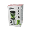 Turbo Doğrayıcı Blender Buz Kırıcı 6lı Bıçak=paslanmaz Çelik - 1.5lt Cam Hazne 2 Kademe Hız 400w 18000 Devir/dk Hazne=1.6lt Shb-7520 Bx40