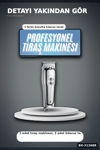 Turbo Hızlı 600 mAh Lityum Pil Saç Sakal Tıraş Makinesi - 3 Taraklı Kablosuz BX-313688